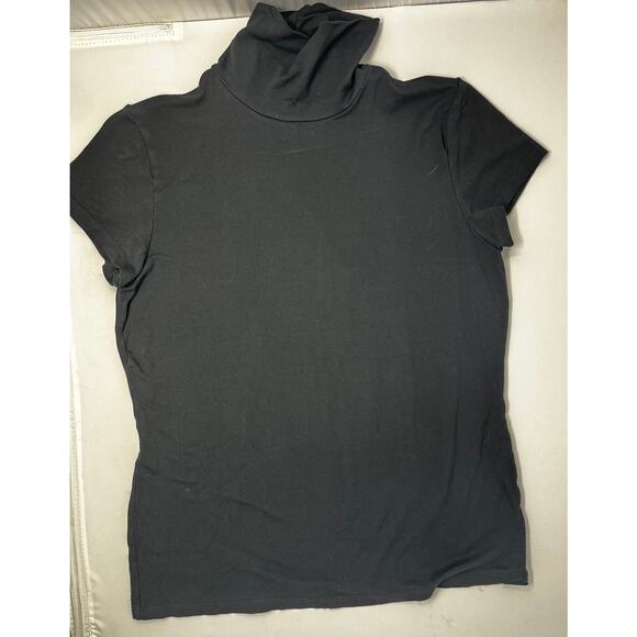 Lauren Ralph Lauren Women's Short Sleeve with High Collar Size M Pre-Owned - Picture 1 of 8
